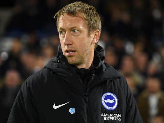Brighton and Hove Albion head coach Graham Potter