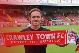Sam Matthews has signed for Crawley Town