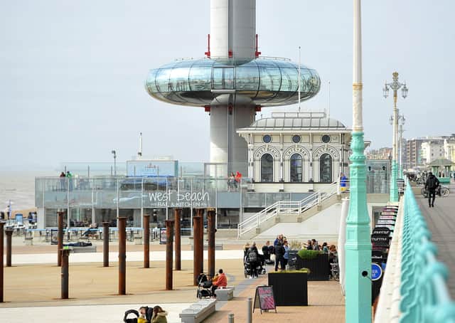 The i360 pictured in March. Pic Steve Robards SR2003171 SUS-200318-200607001