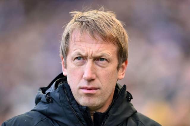 Graham Potter guided Brighton to a 2-1 victory at the Emirates Stadium last December