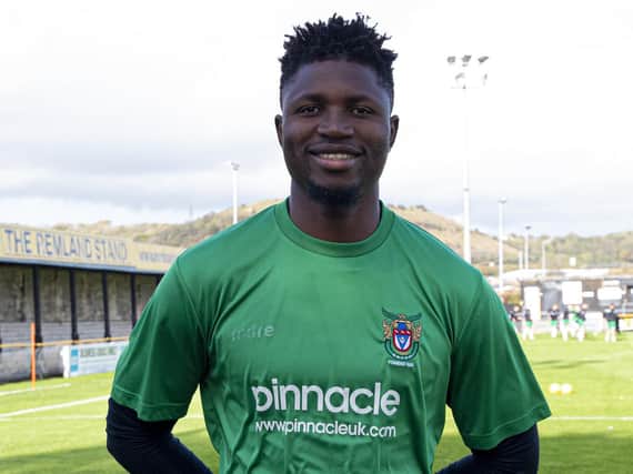 Amadou Tangara has been at Bognor since last October and says their fans have been very supportive of him