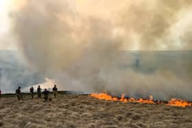 A fire on moorland. Picture: National Trust Tom Harman