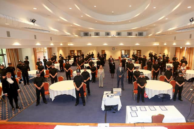 The attestation ceremony at the East Sussex National Conference Centre in Uckfield on June 17. Picture: Sam Stephenson