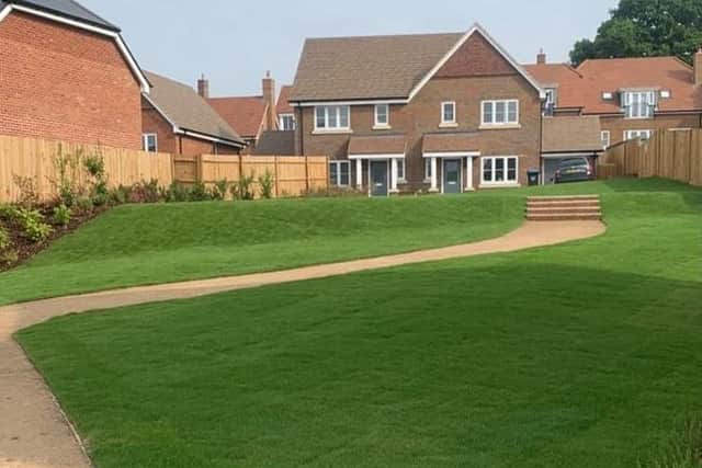 Countryside Properties says the work is now complete at Foundry Gardens in Haywards Heath