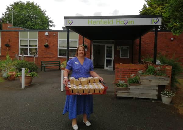 Henfield Haven helped deliver cupcakes  made by Red Oaks care home to those isolating in the community SUS-200624-105256001