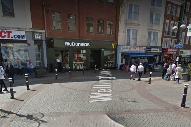 McDonald's, Wellington Place, Hastings. Picture: Google Maps