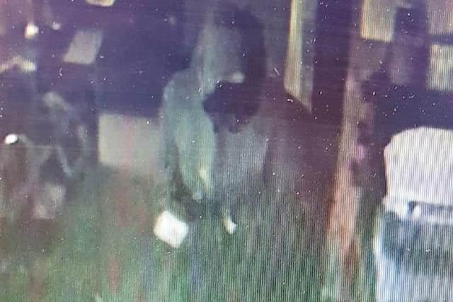 Police would like to speak to this man in connection with the burglary at Uckfield rugby club. Picture: Sussex Police