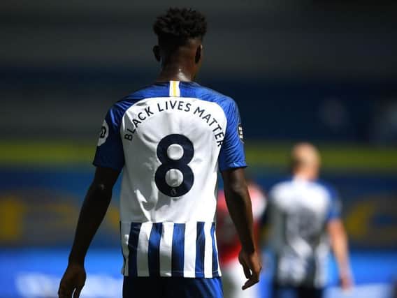 The Black Lives Matter Movement has been supported by Brighton and Hove Albion and the Premier League