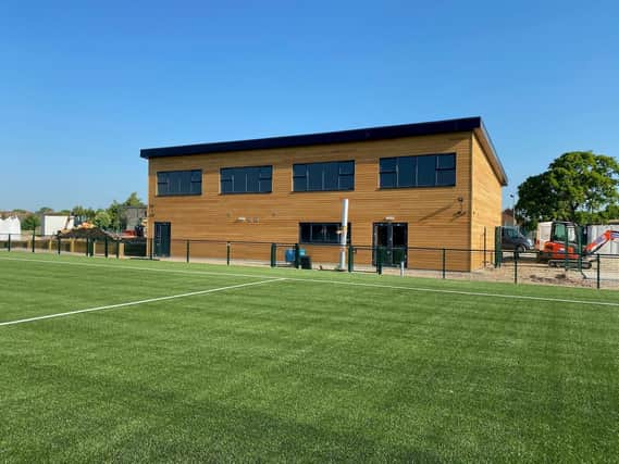 The new facilities ready for Ringmer AFC at Kings Academy