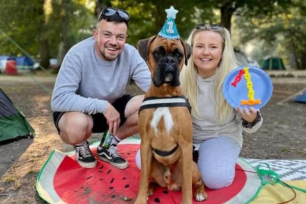 Nicola Smyth celebrated the first birthday of her 'lockdown baby' in the New Forest