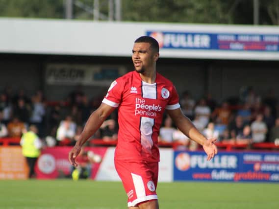 Kwesi Appiah's first half goal fired Crawley Town to a 1-0 win at Rochdale. Picture by Cory Pickford