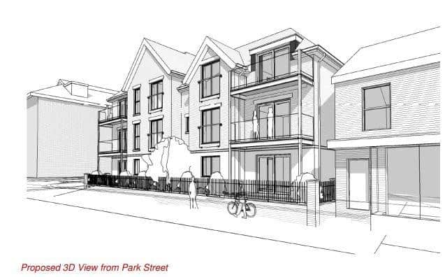 How the new flats at Park Street, Horsham, could look