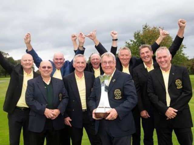 Sussex, the 2021 English Senior Men’s County champions / Picture: Leaderboard Photography