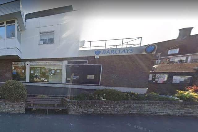 Barclays Bank in Storrington is to shut in January 2022