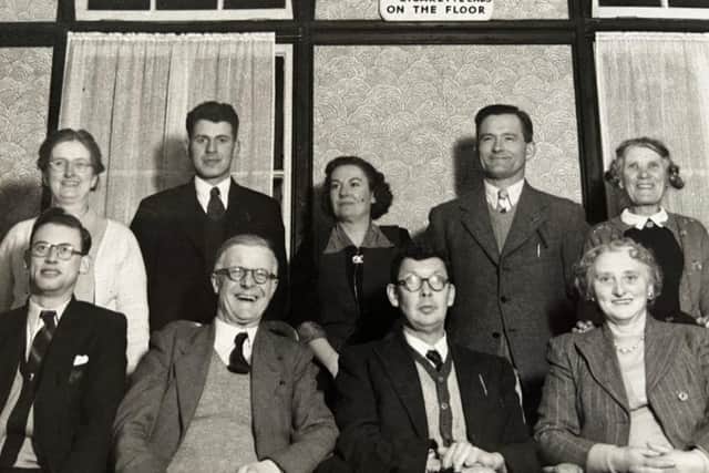 Maurice Cammiade, back row, second left, set up a social club for the deaf in Littlehampton and served on the committee of another in Worthing