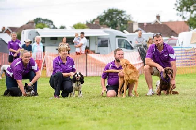Hailsham's Southern Striders flyball team SUS-211110-142533001