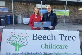 Beech Tree Childcare owner Heather Harmer and business manager Nick Squire