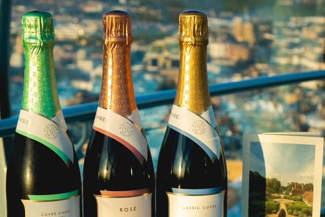 Nyetimber sparking wine is served onboard in the i360