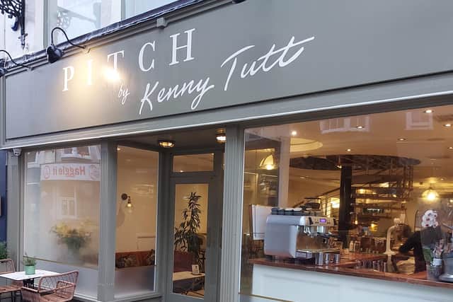 Katherine had a fab meal at Kenny Tutt's Pitch restaurant in Worthing