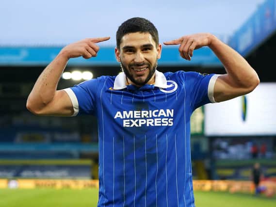 Neal Maupay scored eight goals for Brighton last season but still received criticism