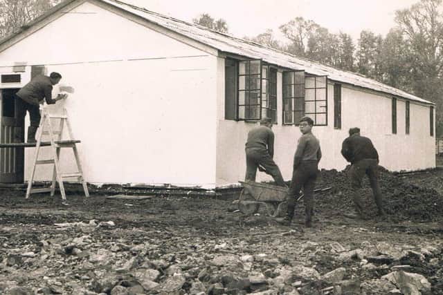 Preparing the 2nd Durrington Sea Scout Group headquarters for the official opening in 1968