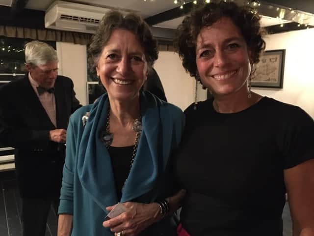 Olga and Alex Polizzi at the hotel launch