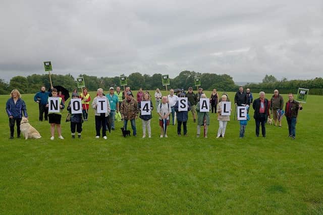 Protestors at a demonstration in July this year. SUS-211207-134013001