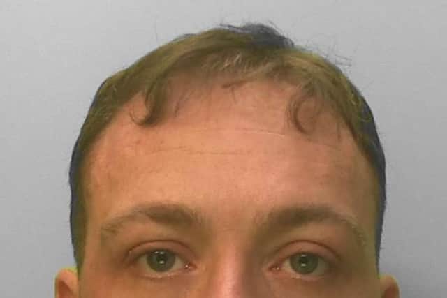 Police are appealing for information to help find wanted man Marc Stinton. Photo from Sussex Police