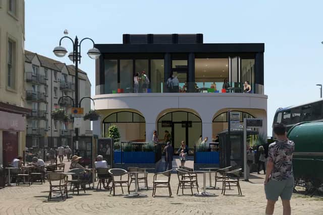 Design of proposed new restaurant in Harold Place, Hastings