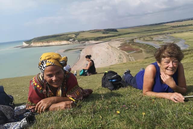 Alinah Azadeh has been commissioned by the South Downs National Park as the first writer-in-residence for Seven Sisters Country Park and the wider Sussex Heritage Coast. SUS-211015-091319001