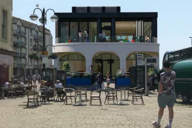 Proposed design of new restaurant in Harold Place, Hastings