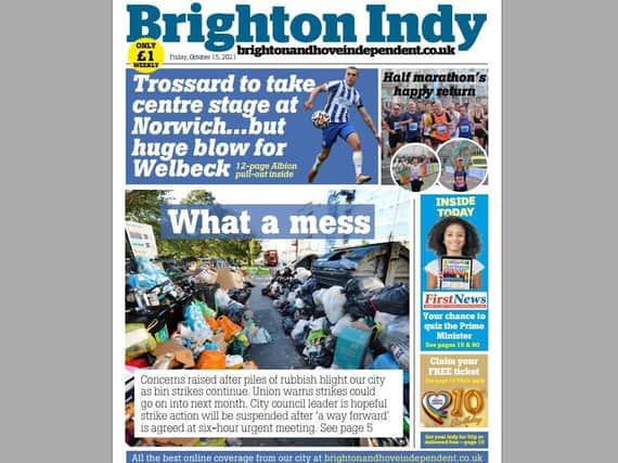 This week's Brighton Indy newspaper
