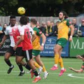 Horsham attack against Woking in the FA Cup / Picture: Derek Martin Photography and Art