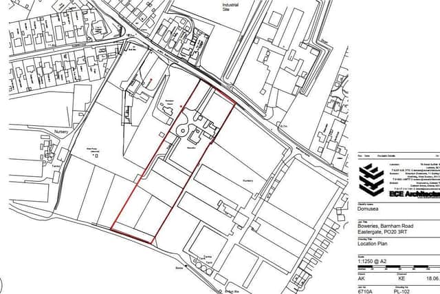 Arun District Council approved plans for 30 homes at Boweries, Barnham Road, Eastergate