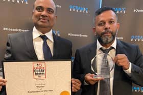 Masala City, Chichester crowned Restaurant of the Year at English
Curry Awards