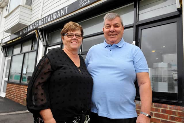 Nancy and Michael Kavalieros are retiring and have closed the River Breeze restaurant after 21 years. Picture: Steve Robards SR2110201