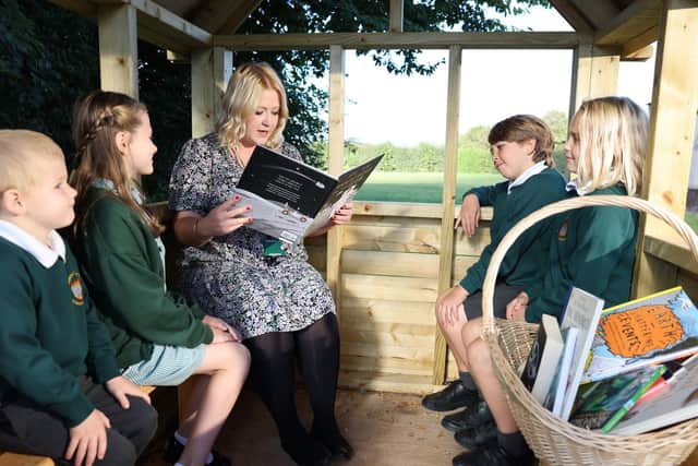 Yapton CofE students are using the playpen as a 'book nook'. Photo: Dandara