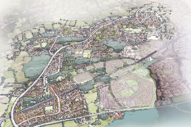 Homes England's vision for development West of Ifield
