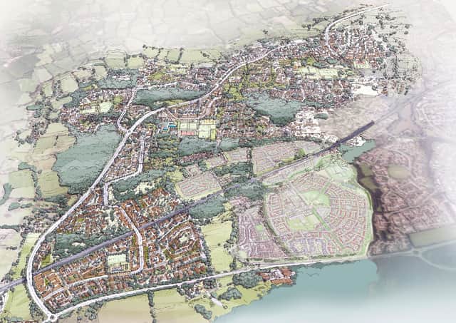 Homes England's vision for development West of Ifield