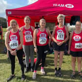 HY Runners' senior women at the cross country league match
