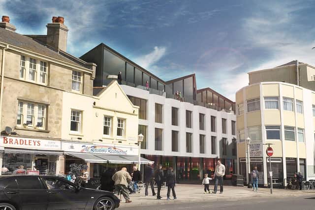 Architect plans of how new flats might look in George Street, Hastings. Picture by Twelve Architects & Masterplanners SUS-211022-093929001