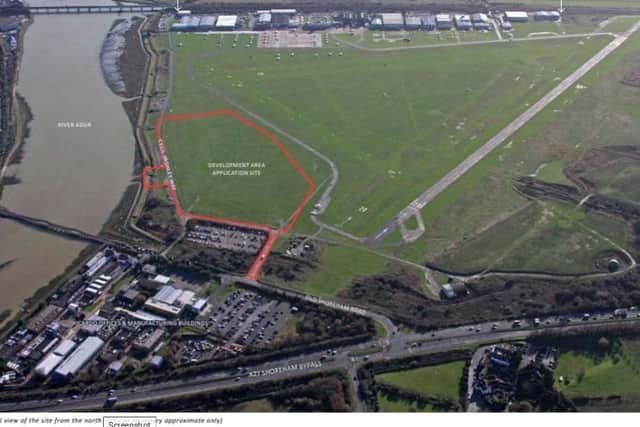 Application site for new commercial space