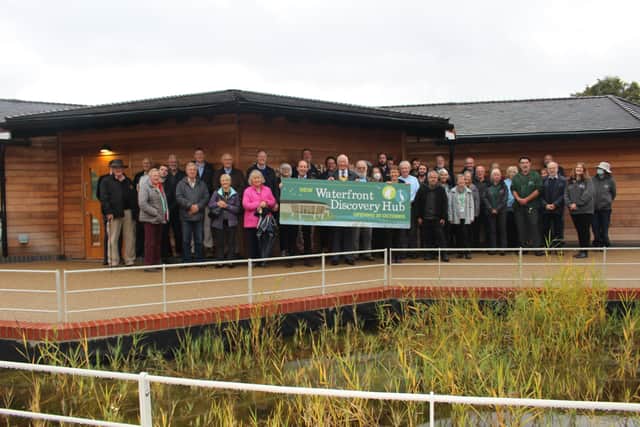 The new Discovery Hub at Warnham Local Nature Reserve is declared open