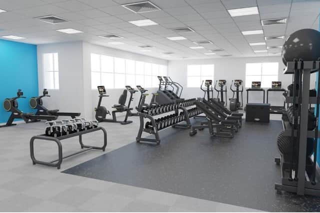 How the new gym/studios will look at Eastbourne Sports Park. SUS-211025-141241001