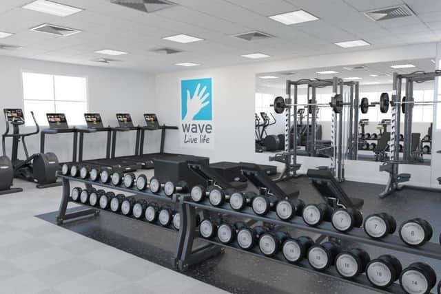 How the new gym/studios will look at Eastbourne Sports Park. SUS-211025-141251001