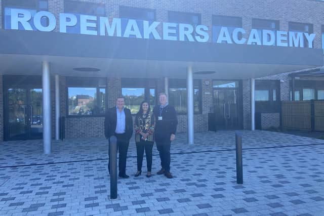 Nusrat Ghani visited the Ropemakers Academy in Hailsham to celebrate its official opening this month. SUS-211025-113546001