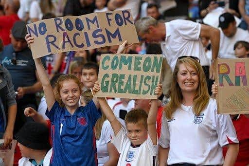 Fans at an England match. (Photo by Shaun Botterill/Getty Images)