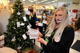 Last year's Christmas campaign saw the Rustington store collect more than 400 gift bags. Picture: Steve Robards SR2010281