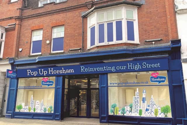 Pop-Up shop in Horsham's West Street