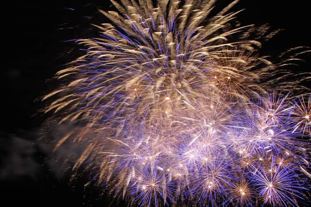 Fireworks at Horsham Sports Club, 2014. SUS-180927-130821003